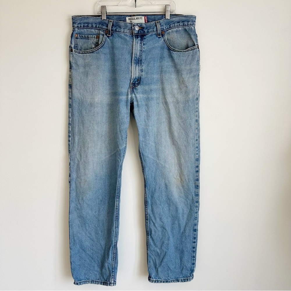 Levi’s Men’s Vintage 505 Regular Fit Blue Jeans Denim, size 38x32